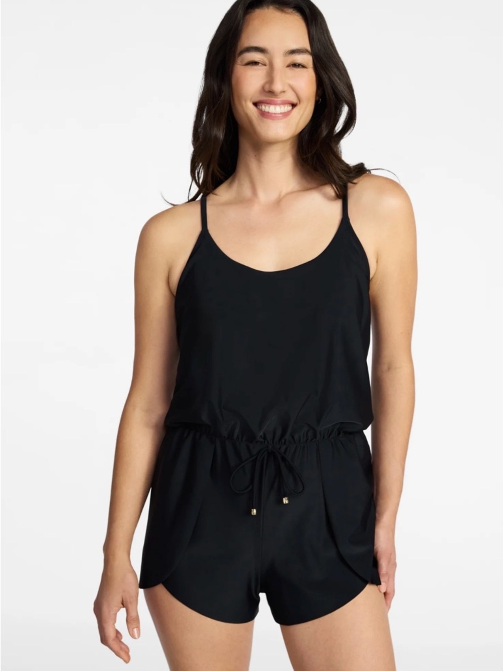 BNWT Time and Tru Women's Swimsuit Romper- Size XL